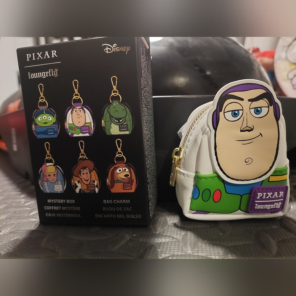 Buzz Lightyear Coin Bag Charm - White Loungefly Nwt